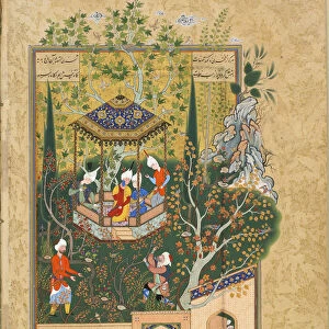 Folio from Haft Awrang (Seven Thrones), by Jami, 1550s