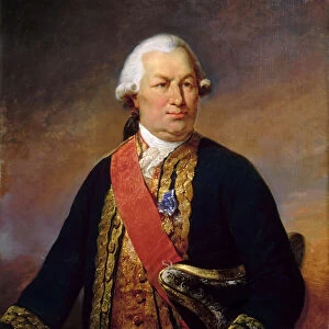 Francois Joseph Paul de Grasse (1722-1788). Artist: Mauzaisse, Jean-Baptiste (1784-1844)