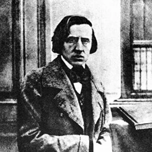 Frederic Chopin, Polish pianist and composer, 1849. Artist: Louis-Auguste Bisson