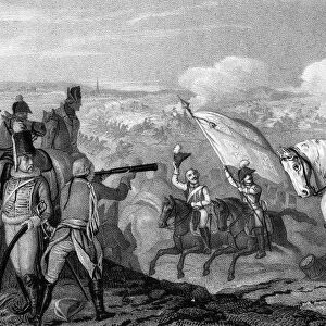 Frederick II, The Great (1712-1786), King of Prussia from 1740, at the Battle of Rossbach, 1757