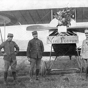 French air ace Adolphe Pegoud, 1914-1915