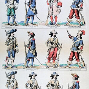French Army; musketeers of Louis XIII and Louis XIV, 17th century (19th century)