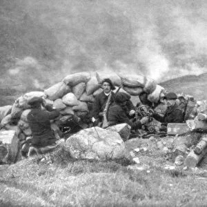 French Chasseurs Alpins fighting in Alsace, June 1915, (1926)