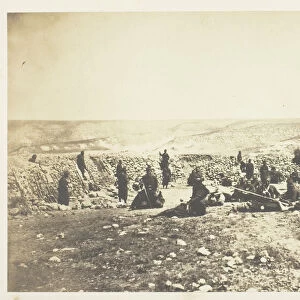 The French Redoubt at Inkermann, 1855. Creator: Roger Fenton