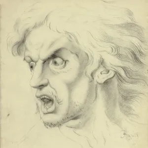 John Downman Fright Print John Downman Fright Print