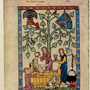 (From the Codex Manesse), Between 1305 and 1340. Artist: Anonymous