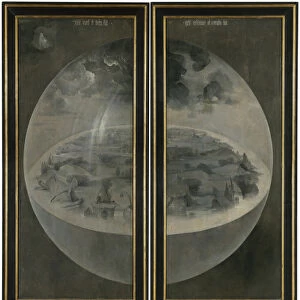 The Garden of Earthly Delights. (Triptych, reverse: The Creation). Artist: Bosch, Hieronymus (c. 1450-1516)