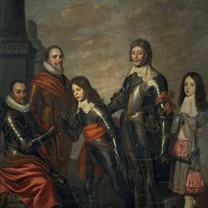 Four Generations of the Princes of Orange: William I, Maurice and Frederick Henry... c.1660-c.1662. Creator: Pieter Nason