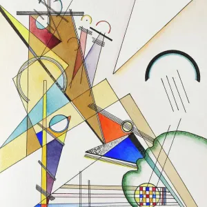 Tela, 1923. Creador: Kandinsky, Wassily Vasilyevich (1866-1944). Tela, 1923. Creador: Kandinsky, Wassily Vasilyevich (1866-1944).