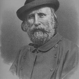 Giuseppe Garibaldi, Italian soldier and politician, 1860s (1936)