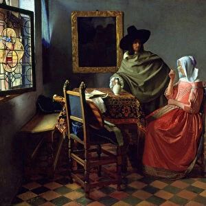 The Glass of Wine, ca 1661. Artist: Vermeer, Jan (Johannes) (1632-1675)