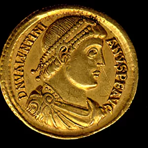 Gold Solidus of Valentinian I (364-75), Byzantine, 364-375. Creator: Unknown