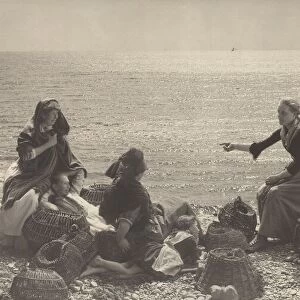 Gossip on the Beach, c. 1885. Creator: Henry Peach Robinson