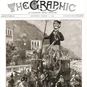 The Graphic, Front Cover Saturday March 1, 1890, 1890. Creator: Unknown