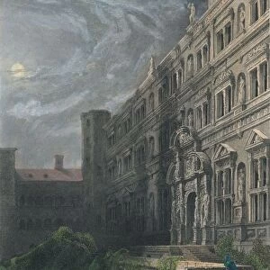 The Great Court of Heidelberg, 1834. Artist: Henry Winkles