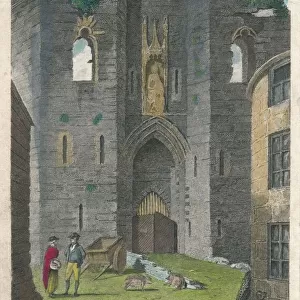 The Great Entrance to Caernarvon Castle, 1808. Creator: Unknown