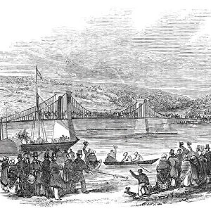Great Skiff Race, at Newcastle-upon-Tyne, 1844. Creator: Unknown