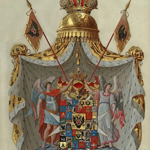 Greater coat of arms of the Russian Empire of Emperor Paul I of Russia, 1800