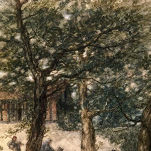 Under the greenwood tree, 1886. Artist: Sir John Gilbert