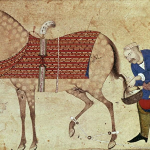 A Groom with a Horse, 1603-1604