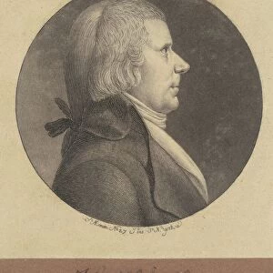 Hallwell, 1796-1797. Creator: Charles Balthazar Julien Fevret de Saint-Memin