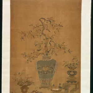 Hanging Scroll (Furnishing Fabric), China, Qing dynasty(1644-1911), 1801 / 50