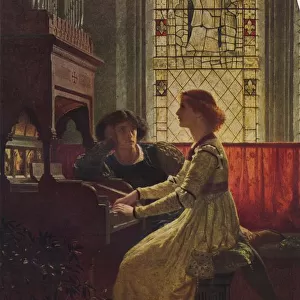 Harmony, 1877, (1938). Artist: Frank Dicksee