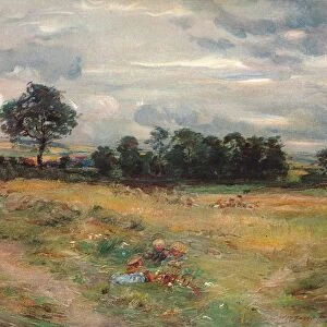 Harvest at Broomieknowe, 1896. Artist: William McTaggart