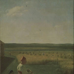 Harvest Time, Summer. Artist: Venetsianov, Alexei Gavrilovich (1780-1847)