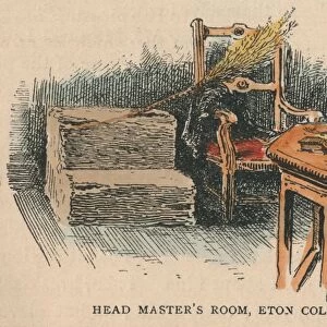 Head Masters Room, Eton College, 19th century. Creator: Unknown