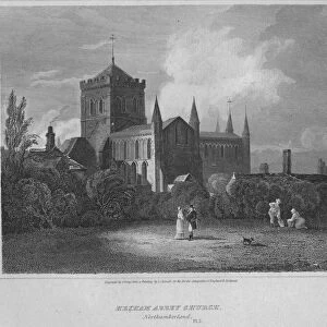 Hexham Abbey, Church, Northumberland, 1814. Artist: John Greig