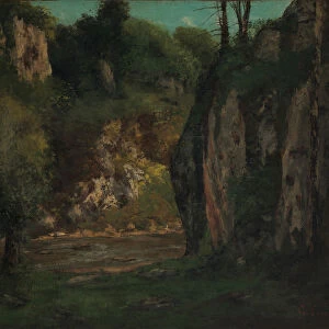 The Hidden Brook, ca. 1873-77. Creator: Gustave Courbet