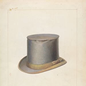 High Beaver Hat, c. 1937. Creator: Gordon Saltar