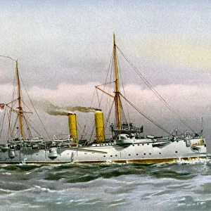 HMS Magicienne, Royal Navy 2nd class cruiser, c1890-c1893