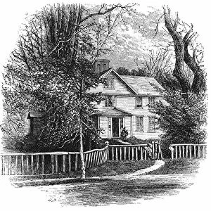 The home of Amos Benson Alcott (1799-1888), Concord, Massachusetts, 1875