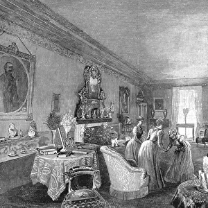 The home of TRH Prince and Princess Christian, The Drawing Room, Cumberland Lodge, 1891. Creator: Unknown