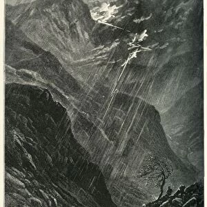 Honister Crag and Pass, c1870