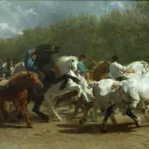 Rosa Bonheur's The Horse Fair Print, 1852-55 Rosa Bonheur's The Horse Fair Print, 1852-55