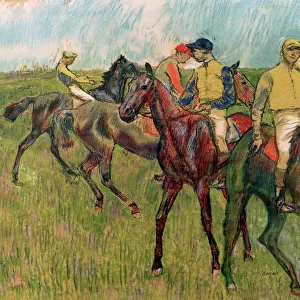 Edgar Degas Collection: Horse racing scenes