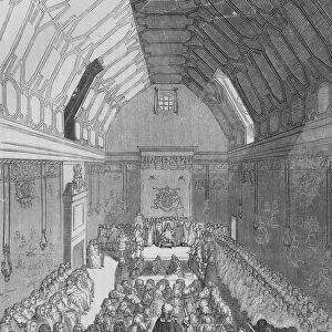 House of Lords in the time of George II, 1845