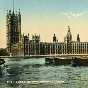 The Houses of Parliament, London, 1925. Creator: Unknown