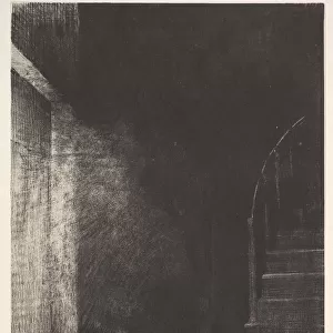 I saw a flash of light, large and pale, 1896. Creator: Odilon Redon