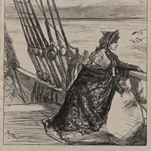 An Illustration to The Majors Daughter, 1862. Creator: James Abbott McNeill Whistler