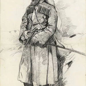 Imam Shamil on 25 August 1859, c. 1886