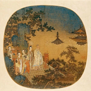 Incense ceremony, 14th century. Creator: Chinese Master