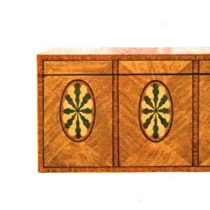Inlaid Satin-wood Tea-Caddy, 1908. Creator: Shirley Slocombe