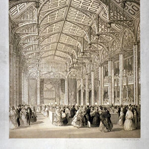 Interior of the Covent Garden Theartre, Bow Street, Westminster, London, 1845. Artist
