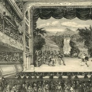 Interior of Covent Garden Theatre in 1804, (1881). Creator: Unknown