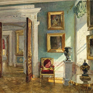 Interior of the Picture Gallery, Pavlovsk. Artist: Zhukovsky, Stanislav Yulianovich (1873-1944)