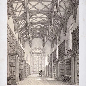 Interior view of the library, Lincolns Inn, Holborn, London, c1850